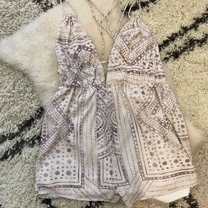 Sabo Skirt Low cut strappy romper